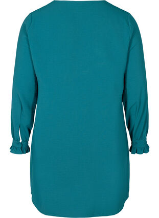 Long-sleeved tunic, Blue Coral, Packshot image number 1