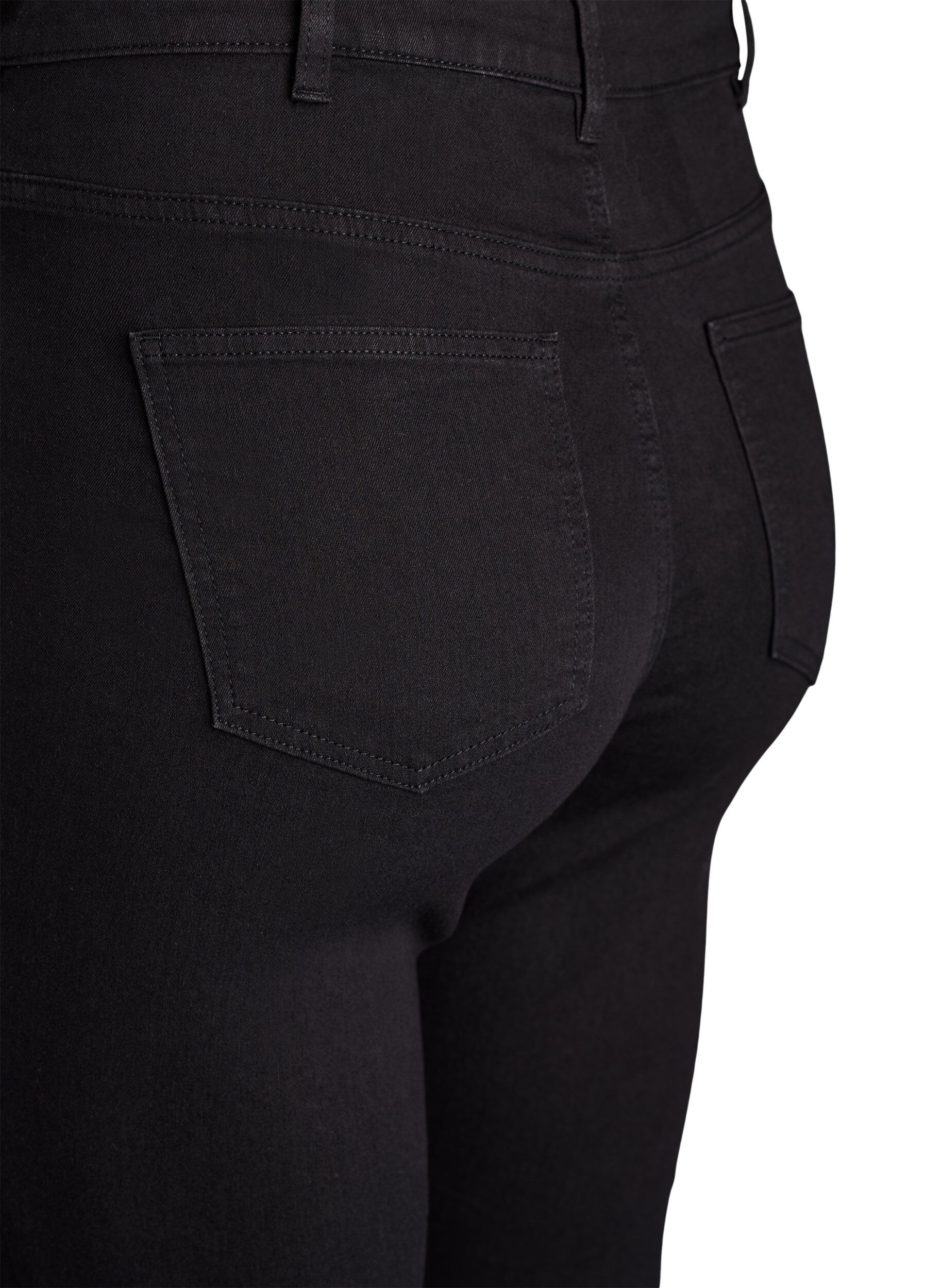 ZizzifashionAmy high-waisted super slim fit jeans, Black, Packshot image number 3