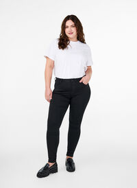 Stay black Amy jeans with high waist, Black, Model