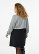 Knit blouse with collar, Grey, Model image number 2