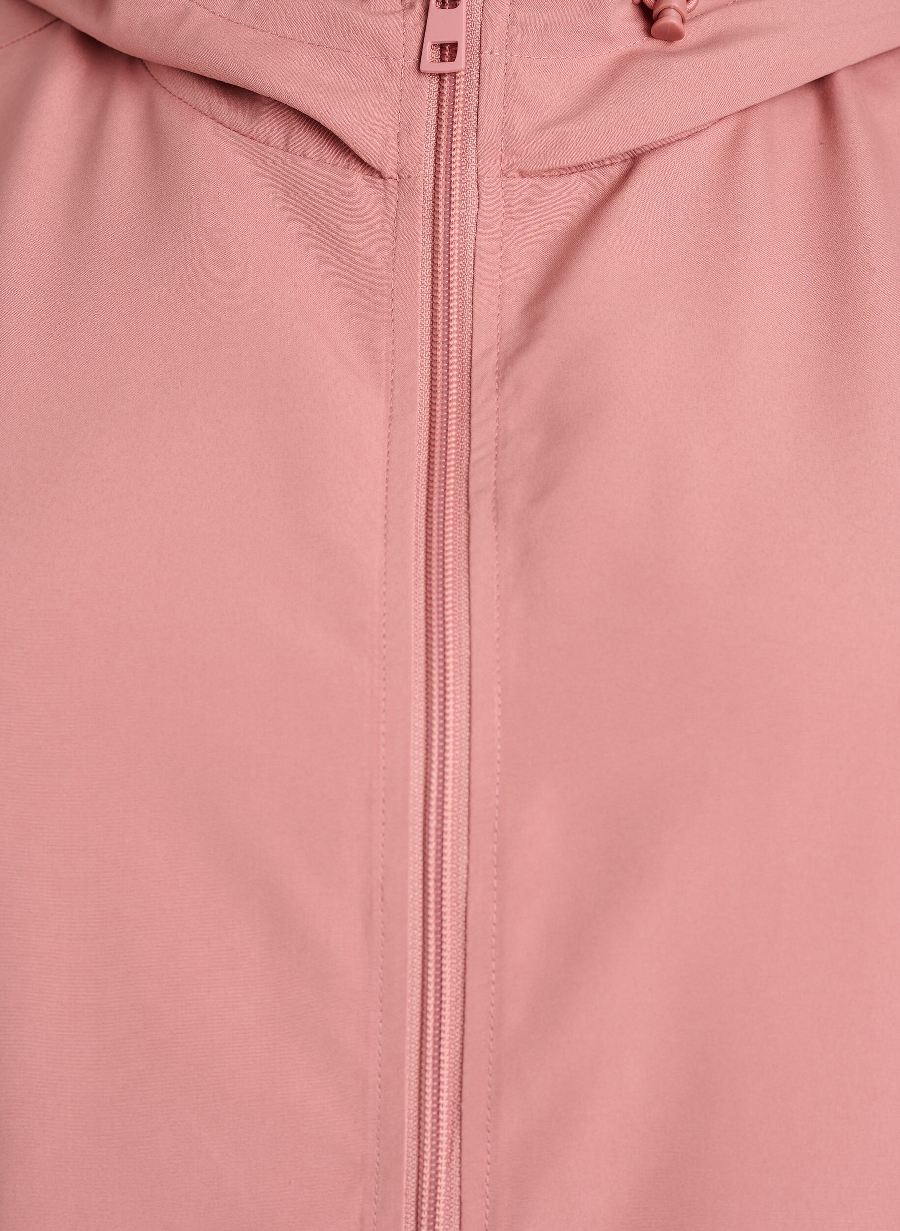 Zizzifashion Lightweight jacket with a hood and zipper, Rose, Packshot image number 2