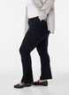 Flared jersey trousers, Black, Model image number 3