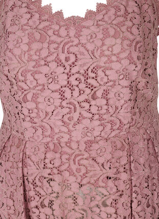 Sleeveless lace midi dress, DARK ROSE, Packshot image number 2