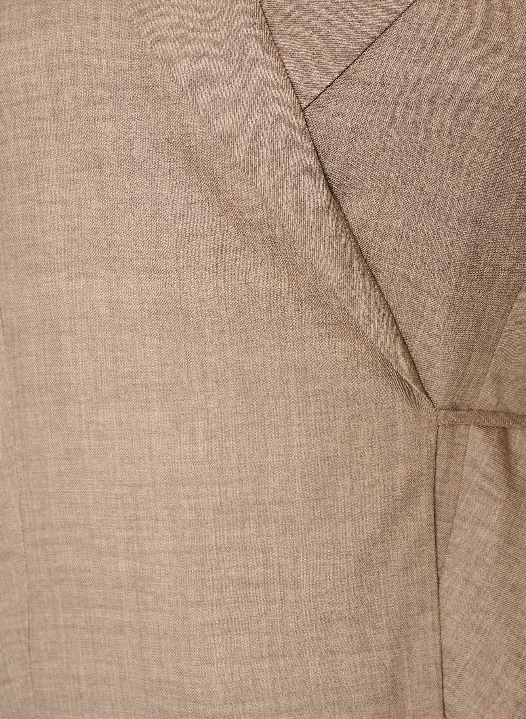 Zizzifashion Wrap shirt with tie fastening, Brown, Packshot image number 2