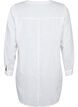 Tunic in cotton with 3/4 sleeves, Bright White, Packshot image number 1