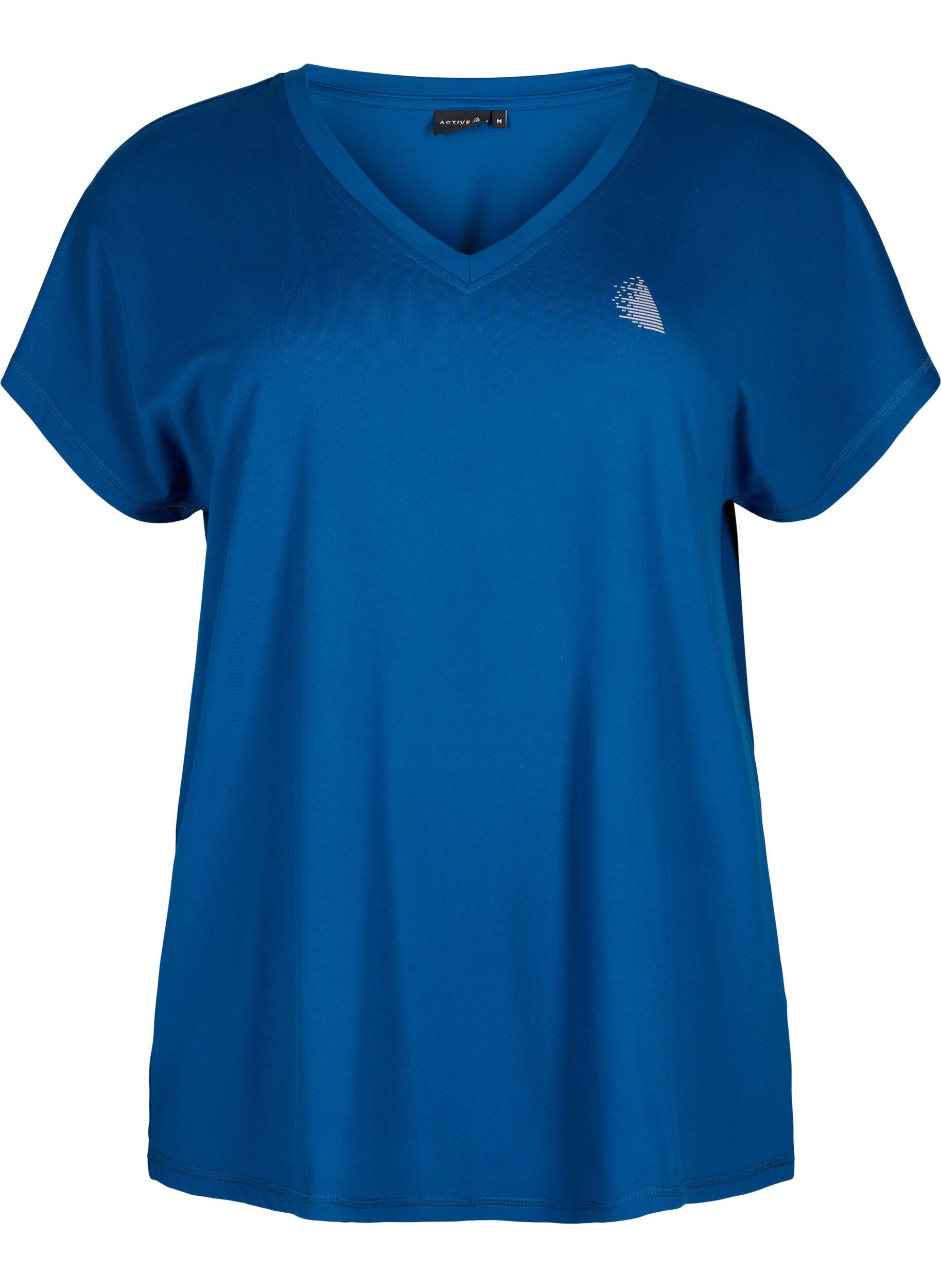 Zizzifashion Loose training t-shirt with v-neck, Blue Opal, Packshot image number 0