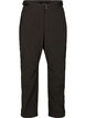 Softshell trousers with adjustable velcro, Black, Packshot image number 0