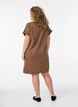 2-pack T-shirt dress with short sleeves, Brown, Model image number 2