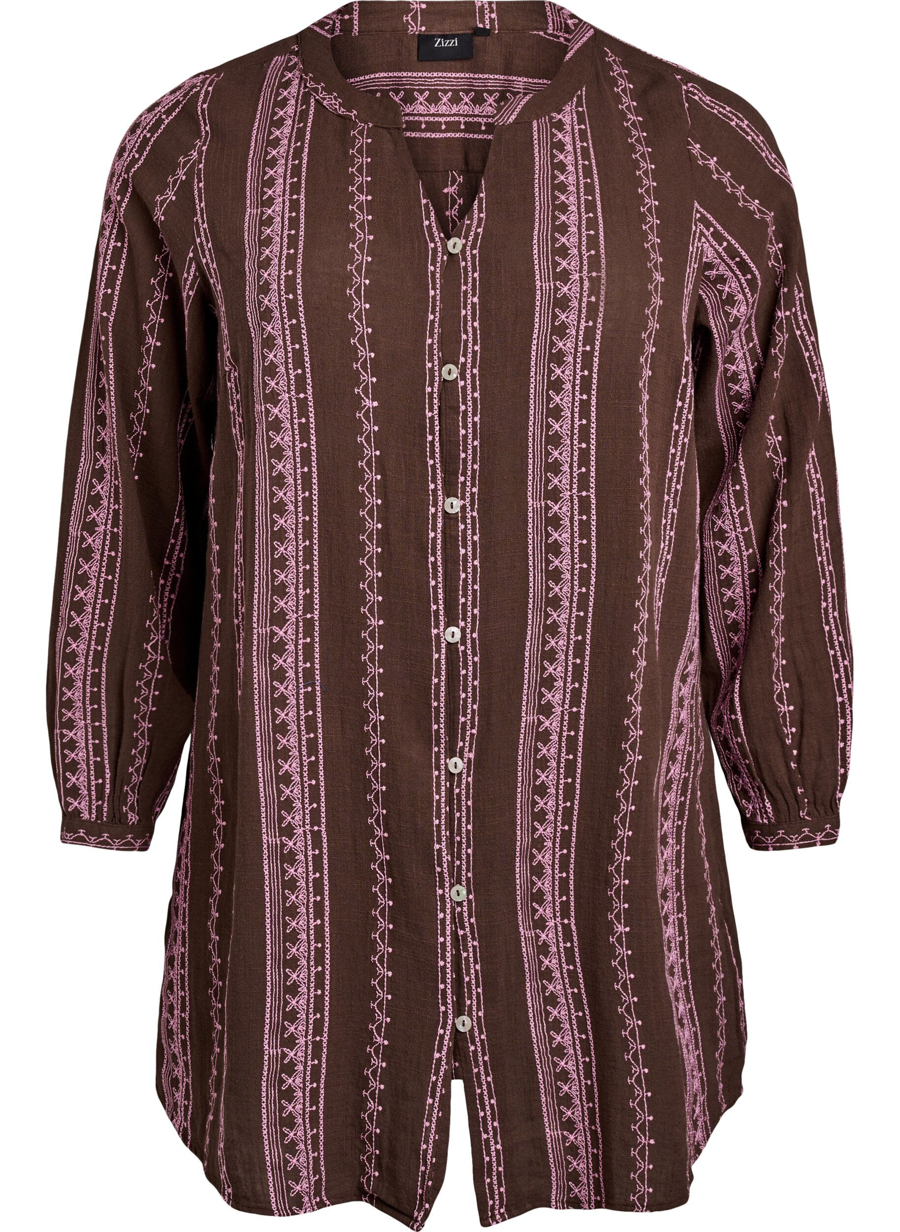 Tunic with embroidered pattern