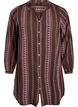 Tunic with embroidered pattern, Brown, Packshot image number 0
