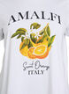 Organic cotton T-shirt with citrus print, White, Packshot image number 2