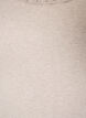 Ribbed top with lace trim, Beige, Packshot image number 2