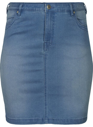 Skirt, Blue denim, Packshot image number 0