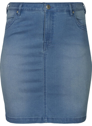 Skirt, Blue denim, Packshot image number 0