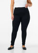 High-waisted jeggings, Black, Model image number 2