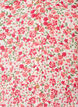 Short cotton dress with floral print, Red, Packshot image number 2