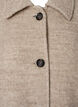 Plaid bouclé coat with buttons, Simply Taupe, Packshot image number 3