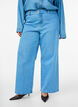 High-waisted wide leg jeans, Light Blue, Model image number 2