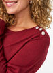 Blouse with decorative buttons, Red, Model image number 3
