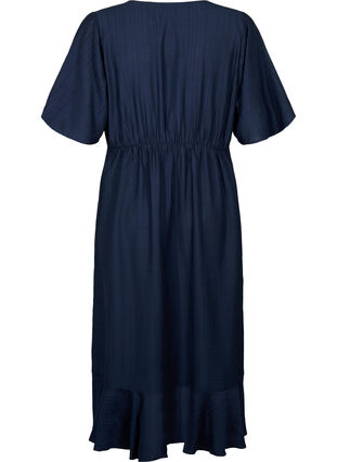 Batwing-sleeved midi dress, Total Eclipse, Packshot image number 1