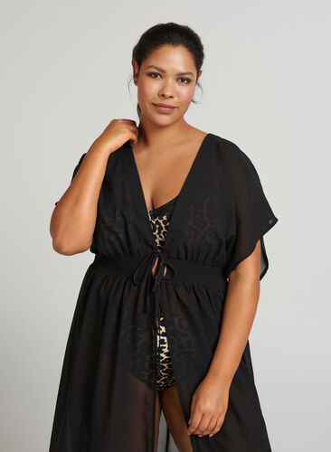 Beach dress, Black, Model image number 0