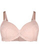 Lace bra with underwire and padding, Pink Tint, Packshot image number 0