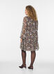 Chiffon dress with floral print and ruffle layers, Brown, Model image number 2