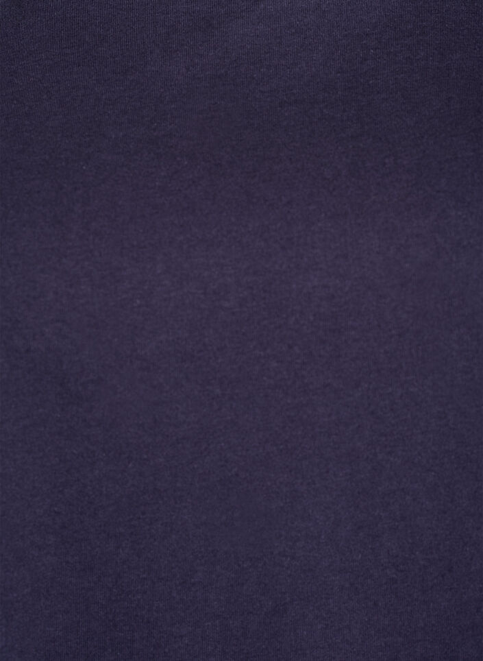 T-shirt with broderie anglaise sleeves, Blue, Packshot image number 2