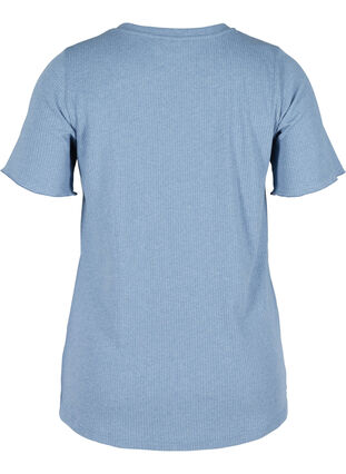 Short-sleeved t-shirt in ribbed fabric, Infinity , Packshot image number 1