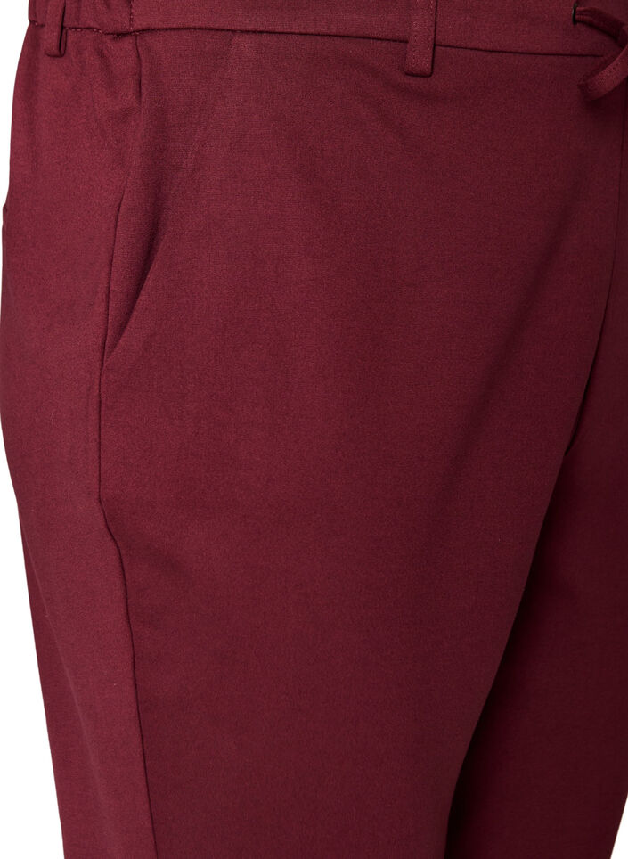 Cropped Maddison trousers, Red, Packshot image number 2