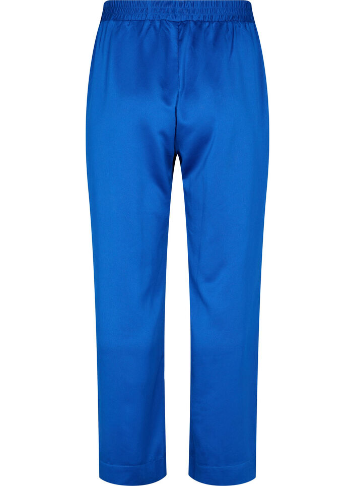 Loose fitting trousers with light shine and width, Surf the web, Packshot image number 1