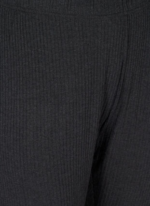 Loose trousers made from ribbed material, Dark Grey Melange, Packshot image number 2