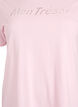 Cotton t-shirt with a decorative front detail, Pink, Packshot image number 2