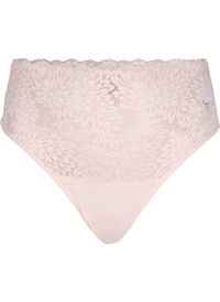 Lace g-string with high waist