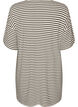 Striped nightgown in viscose jersey, Vanilla, Packshot image number 1