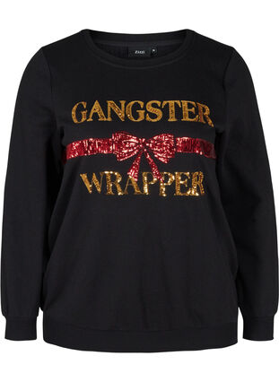 Christmas sweater, Black Wrapper , Packshot image number 0