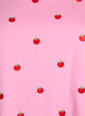 T-shirt in organic cotton with embroidered motifs, Pink, Packshot image number 2