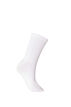 Cotton socks with pattern, White, Packshot image number 1