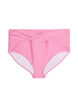Bikini bottoms with high waist and criss-cross, Pink, Packshot image number 0