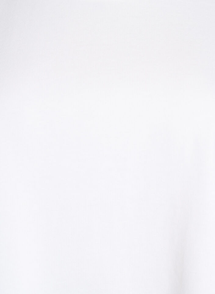 Boxy cotton t-shirt, White, Packshot image number 2