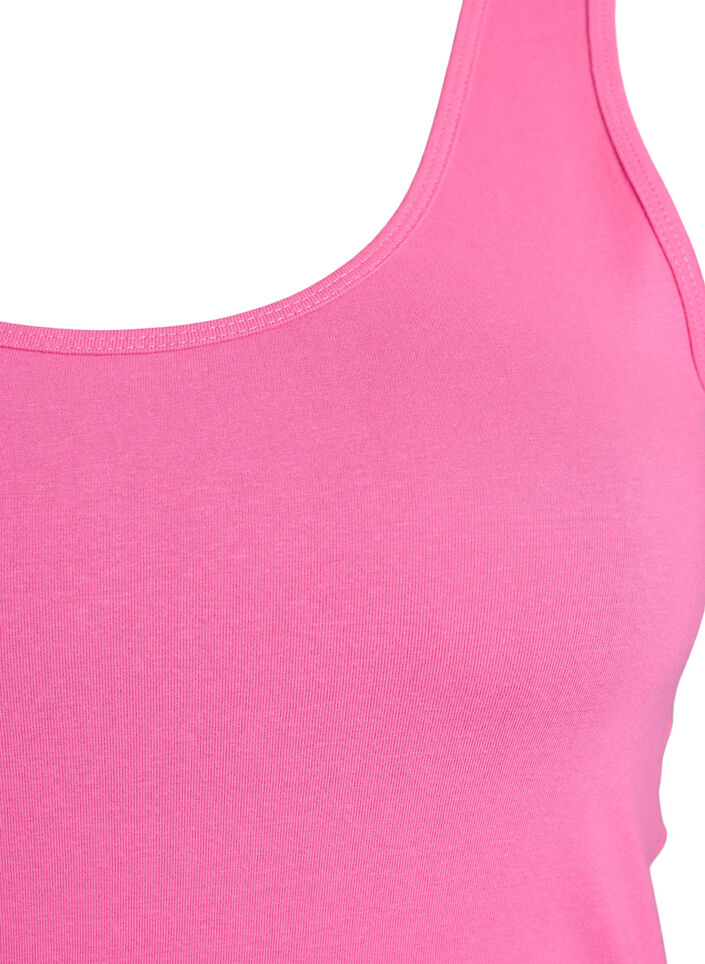 Cotton basic top, Pink, Packshot image number 2