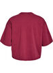 Short T-shirt with a loose fit, Dark Bordeaux, Packshot image number 1