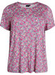 T-shirt with floral print, Pink, Packshot image number 0