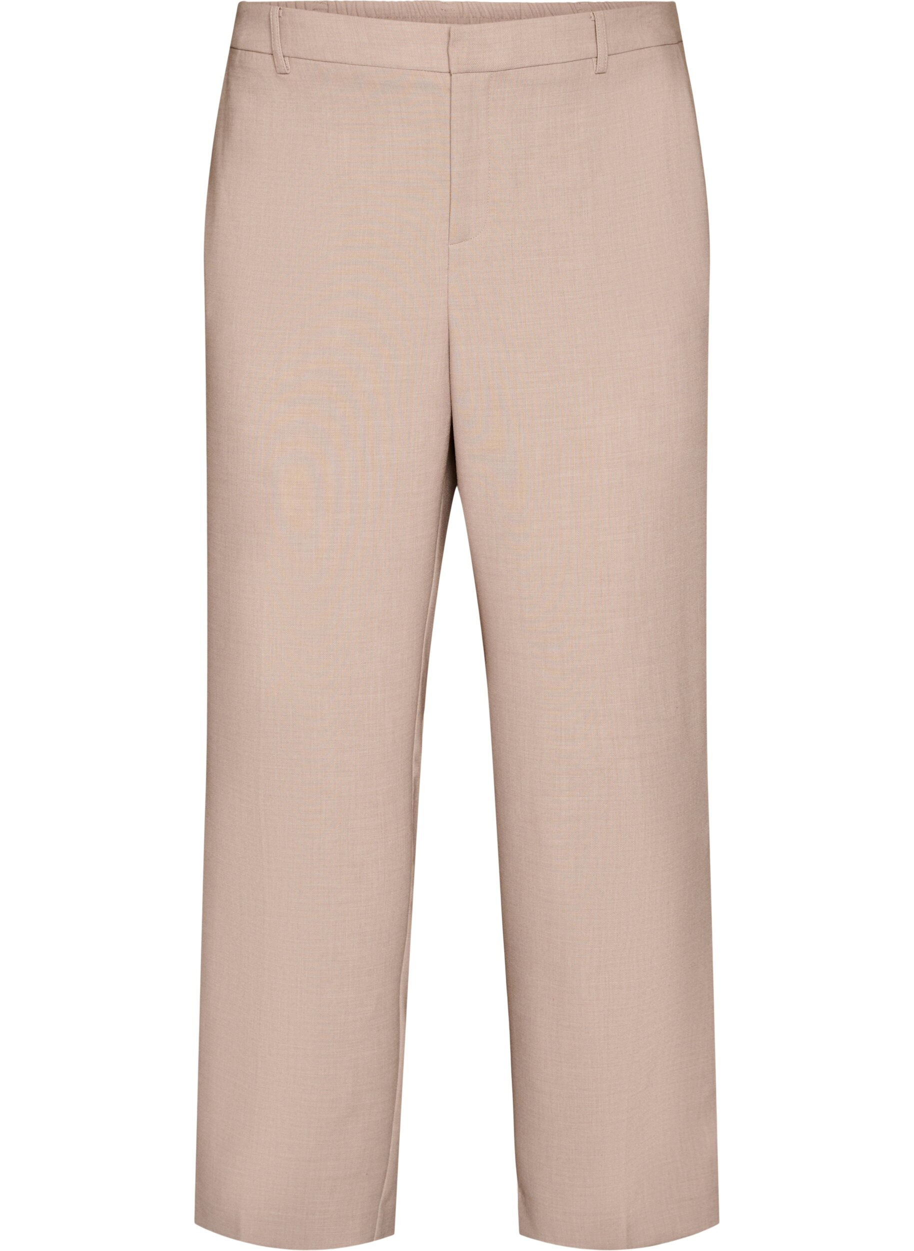 Tailored trousers with a high waist and straight fit