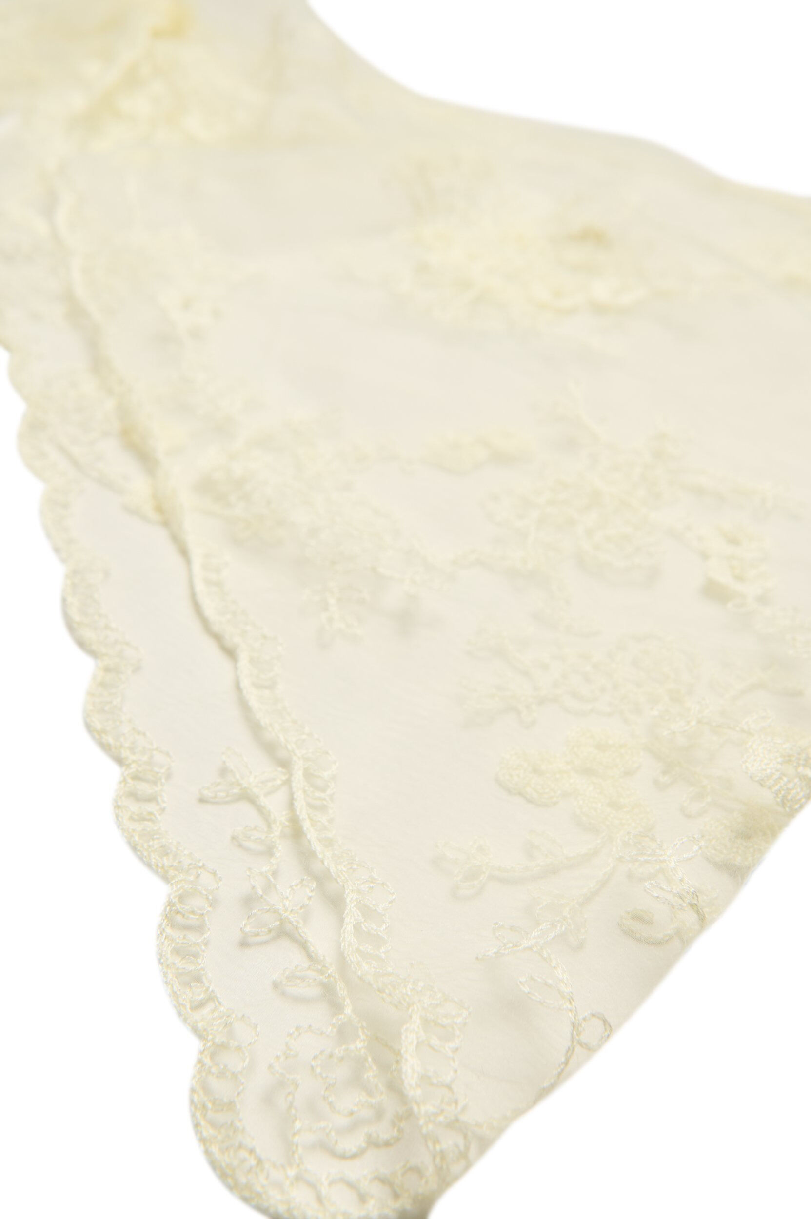 ZizzifashionTriangular lace scarf, Beige, Packshot image number 1