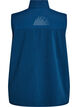 Fleece vest with high collar and pockets, Blue, Packshot image number 1