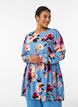Long-sleeved tunic with a seam, Light Blue, Model image number 0