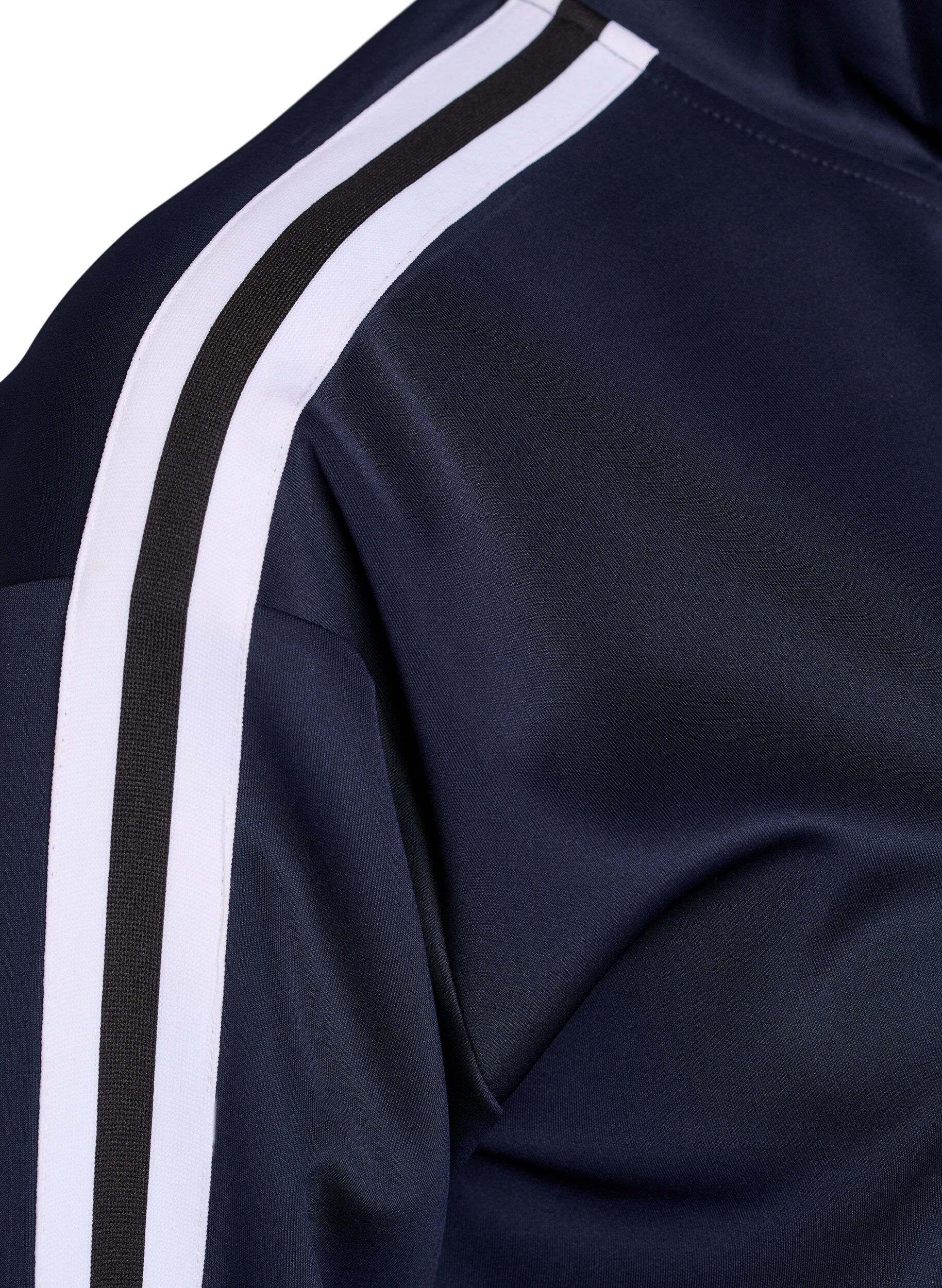 Zizzifashion Workout jacket with stripes and cropped sleeves, Blue, Packshot image number 4
