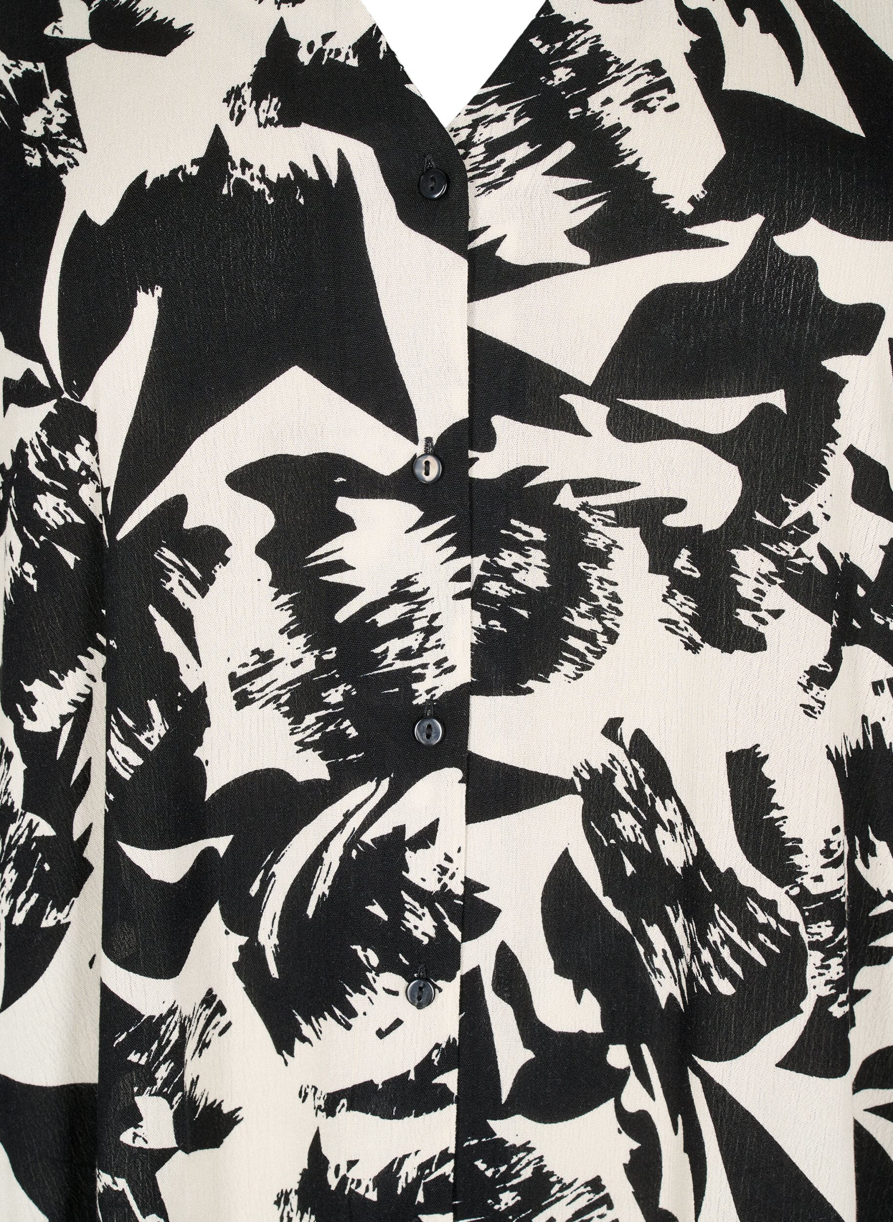 Zizzifashion Kaftan beach dress with buttons, Beige, Packshot image number 2