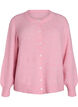 Knit cardigan with wool and buttons, Pink, Packshot image number 0